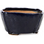 Square blue bonsai pot by Bonsai - 104 x 104 x 58 mm