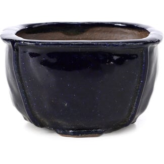 Bonsai 104 mm square blue bonsai pot by Bonsai, Japan