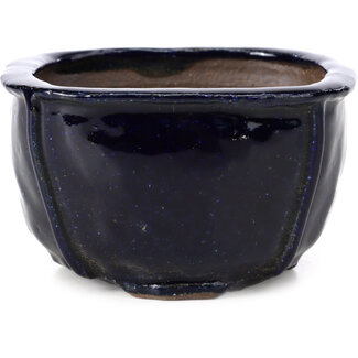 Bonsai Pot à bonsaï bleu carré de 104 mm par Bonsai, Japon