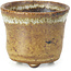 Vaso per bonsai rotondo beige - 50 x 50 x 41 mm