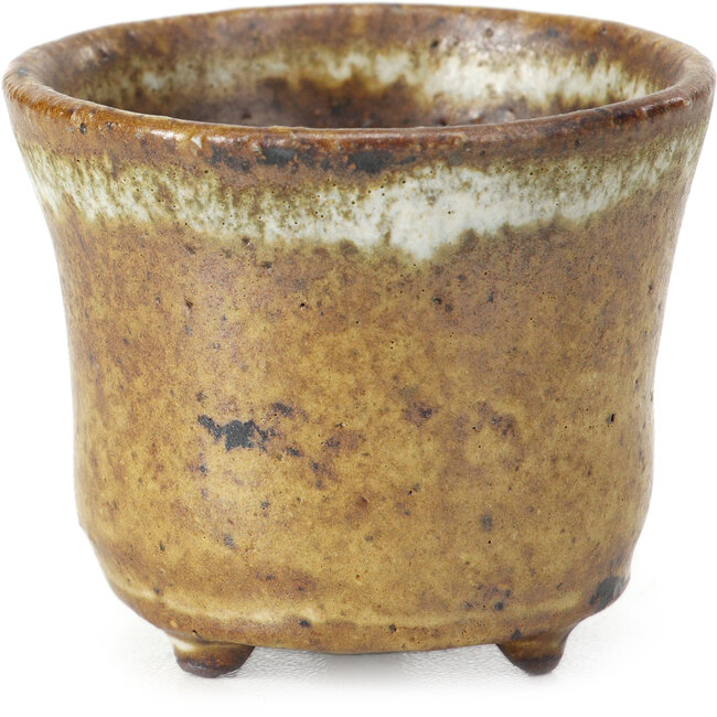 Pot à bonsaï rond beige - 50 x 50 x 41 mm