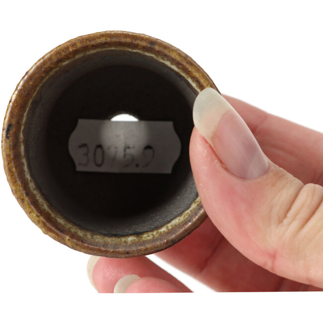 Pot à bonsaï rond beige - 50 x 50 x 41 mm