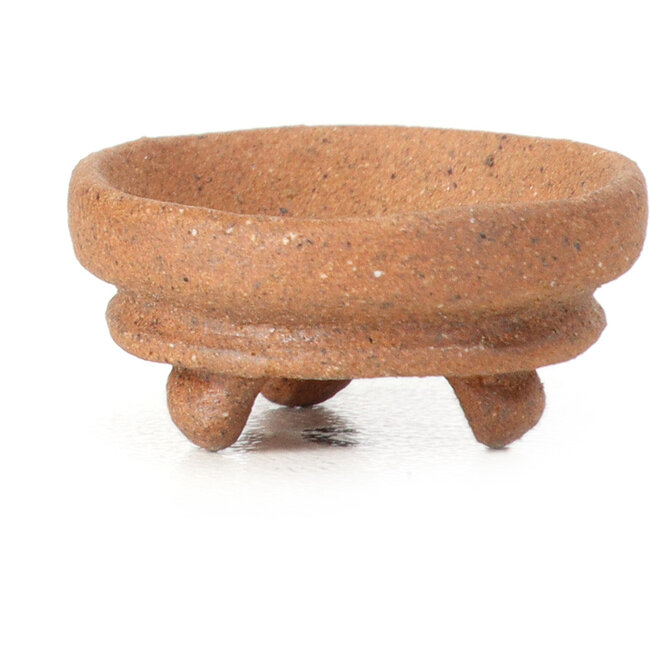 Pot à bonsaï rond non émaillé - 20 x 20 x 10 mm