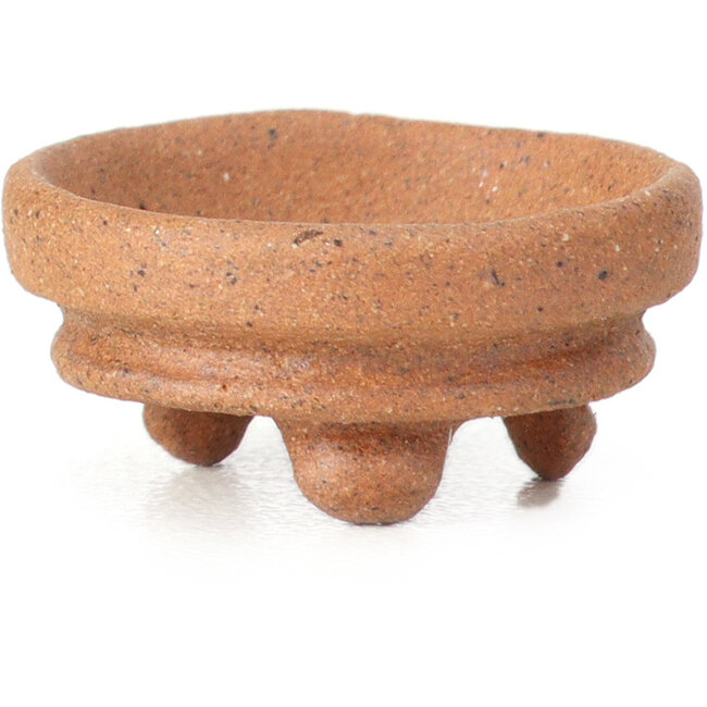 Maceta de bonsái redonda sin esmaltar - 20 x 20 x 10 mm