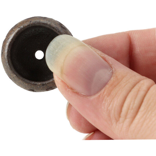 Maceta de bonsái redonda sin esmaltar - 20 x 20 x 8 mm