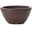 Maceta de bonsái redonda sin esmaltar de Bigei - 75 x 75 x 40 mm