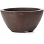 Round unglazed bonsai pot by Bigei - 75 x 75 x 40 mm