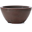 Round unglazed bonsai pot by Bigei - 75 x 75 x 40 mm