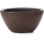 Pot à bonsaï rond non émaillé par Bigei - 74 x 74 x 40 mm