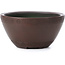 Round unglazed bonsai pot by Bigei - 74 x 74 x 40 mm