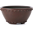 Round unglazed bonsai pot by Bigei - 72 x 72 x 38 mm