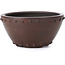 Round unglazed bonsai pot by Bigei - 72 x 72 x 38 mm