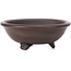 Round unglazed bonsai pot by Bigei - 100 x 100 x 40 mm