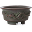 Round unglazed bonsai pot by Bigei - 80 x 80 x 45 mm