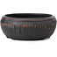 Pot à bonsaï rond non émaillé par Bigei - 100 x 100 x 38 mm