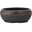 Round unglazed bonsai pot by Bigei - 100 x 100 x 38 mm