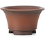 Round unglazed bonsai pot by Bigei - 70 x 70 x 40 mm