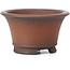 Pot à bonsaï rond non émaillé par Bigei - 70 x 70 x 40 mm