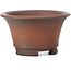Pot à bonsaï rond non émaillé par Bigei - 70 x 70 x 40 mm