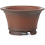 Round unglazed bonsai pot by Bigei - 70 x 70 x 40 mm