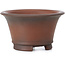 Round unglazed bonsai pot by Bigei - 70 x 70 x 40 mm