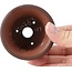 Runde unglasierte Bonsaischale von Bigei - 70 x 70 x 40 mm