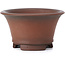 Round unglazed bonsai pot by Bigei - 70 x 70 x 40 mm