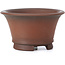 Round unglazed bonsai pot by Bigei - 70 x 70 x 40 mm