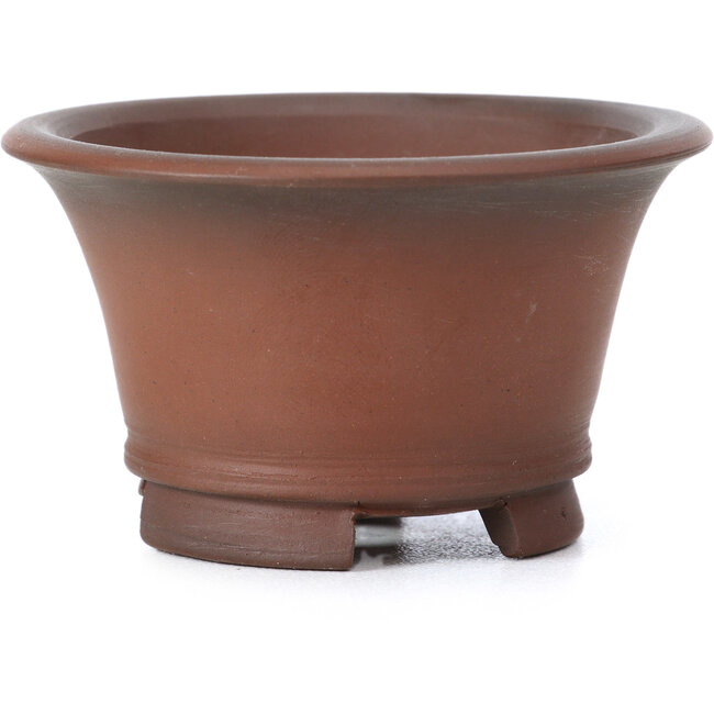 Vaso per bonsai rotondo non smaltato di Bigei - 70 x 70 x 40 mm