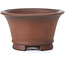 Pot à bonsaï rond non émaillé par Bigei - 70 x 70 x 40 mm