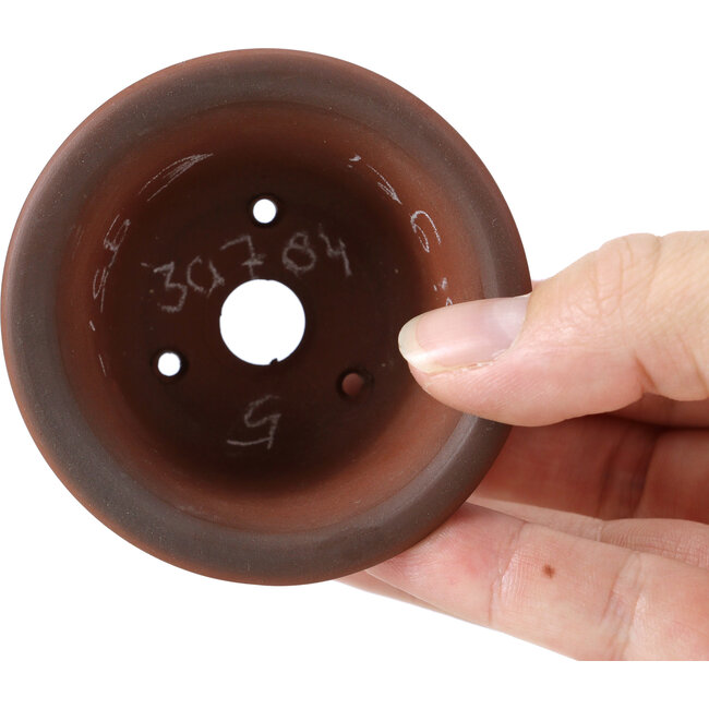 Vaso per bonsai rotondo non smaltato di Bigei - 70 x 70 x 40 mm