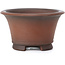 Round unglazed bonsai pot by Bigei - 70 x 70 x 40 mm