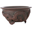 Pot à bonsaï rond non émaillé par Bigei - 115 x 115 x 60 mm