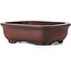 Rectangular unglazed bonsai pot by Bigei - 80 x 60 x 25 mm