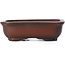 Pot à bonsaï rectangulaire non émaillé par Bigei - 80 x 60 x 25 mm