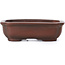 Rectangular unglazed bonsai pot by Bigei - 80 x 60 x 25 mm