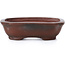 Rectangular unglazed bonsai pot by Bigei - 55 x 40 x 16 mm