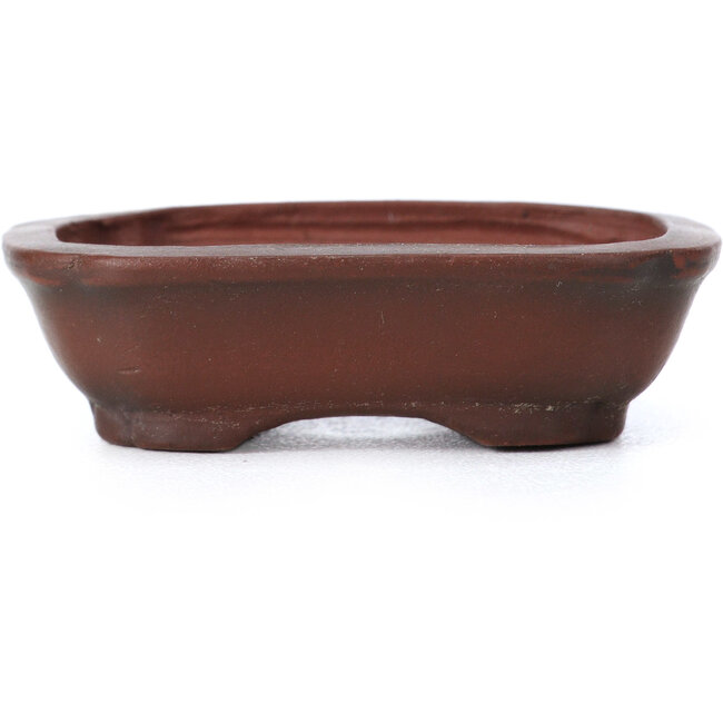 Maceta de bonsái rectangular sin esmaltar de Bigei - 55 x 40 x 16 mm