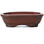 Rectangular unglazed bonsai pot by Bigei - 55 x 40 x 16 mm