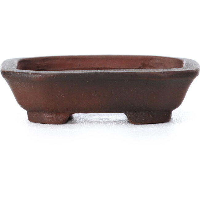 Vaso per bonsai rettangolare non smaltato di Bigei - 50 x 40 x 15 mm