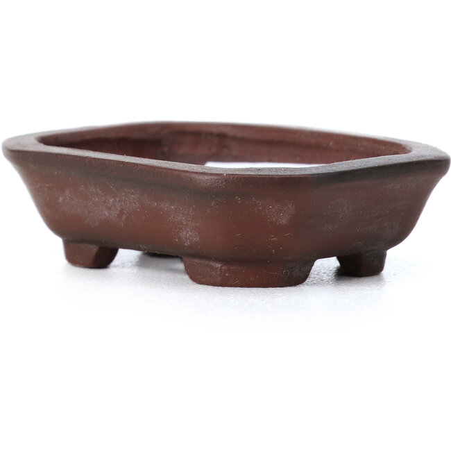 Vaso per bonsai rettangolare non smaltato di Bigei - 50 x 40 x 15 mm