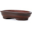 Oval unglazed bonsai pot by Bigei - 59 x 40 x 13 mm