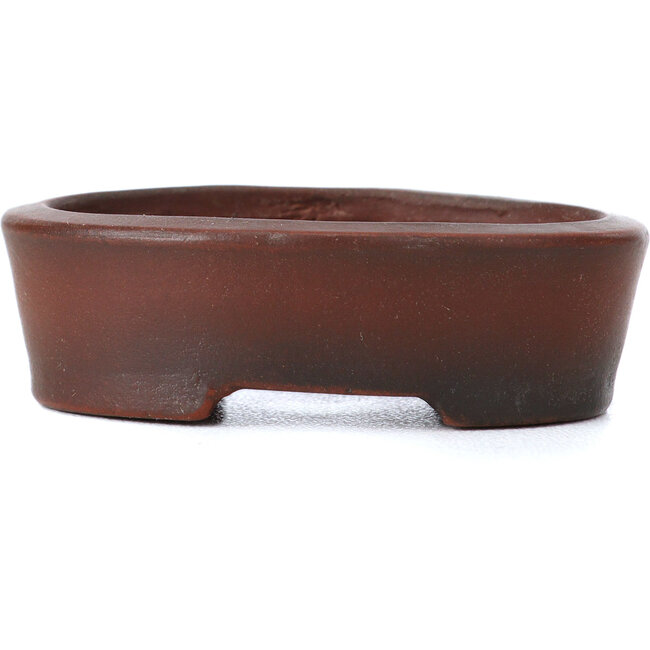 Vaso per bonsai ovale non smaltato di Bigei - 50 x 36 x 15 mm