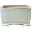 Pot à bonsaï carré vert et rouge par Bigei - 105 x 105 x 55 mm