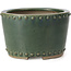 Pot à bonsaï rond vert par Bigei - 115 x 115 x 75 mm