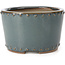 Pot à bonsaï rond bleu par Bigei - 115 x 115 x 75 mm