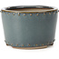 Pot à bonsaï rond bleu par Bigei - 115 x 115 x 75 mm