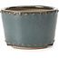 Pot à bonsaï rond bleu par Bigei - 115 x 115 x 75 mm