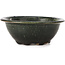 Pot à bonsaï rond vert par Bigei - 153 x 153 x 55 mm