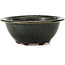 Pot à bonsaï rond vert par Bigei - 153 x 153 x 55 mm